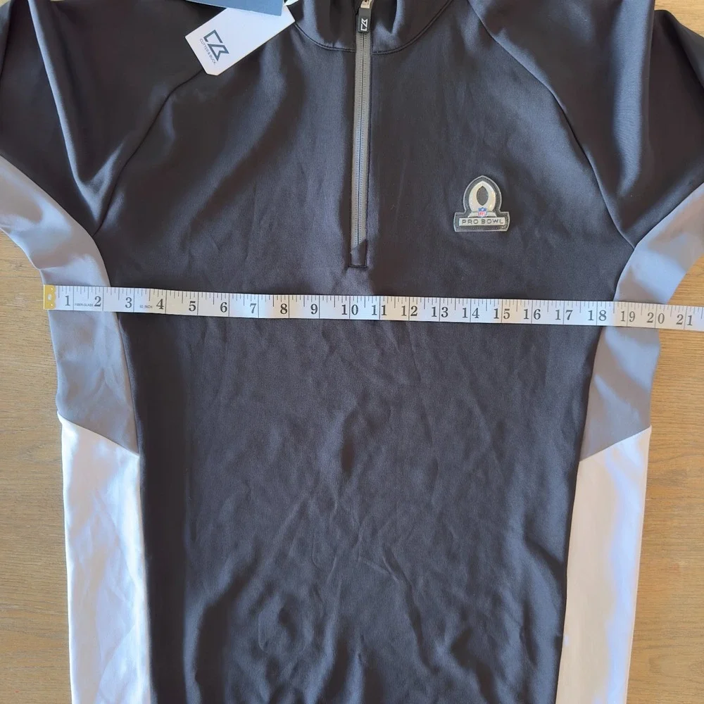 NEW Cutter & Buck Men's Long-Sleeve Quarter-Zip Pullover Golf Shirt-Pro Bowl-SML